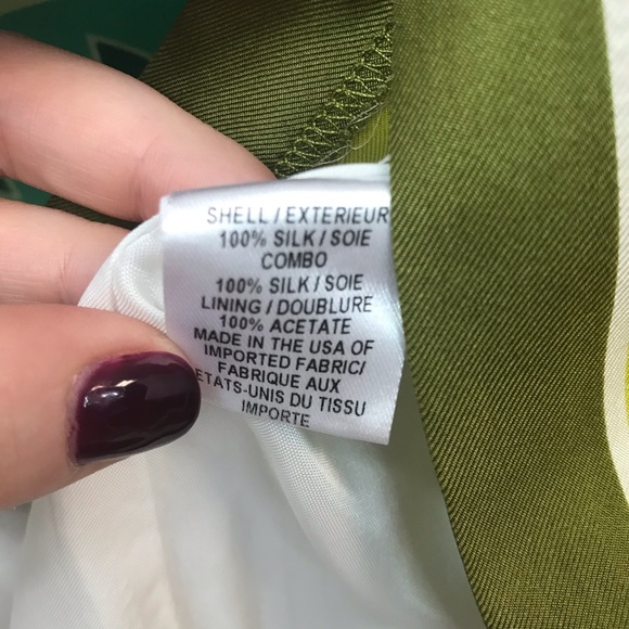 Milly of New York Geometric Silk Shift Dress - Picture 5 of 7